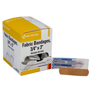 Heavy Woven Fabric Bandages, 3/4